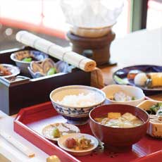 新鮮な食材を使った特選料理